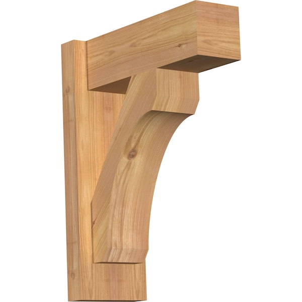 Ekena Millwork Legacy Block Smooth Outlooker, Western Red Cedar, 5 1/2"W x 14"D x 18"H OUT06X14X18LEC05SWR - main